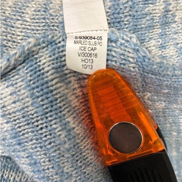 Old Navy Womens Marled Slub Pullover Sweater Ice Cap Size L - Picture 6 of 8